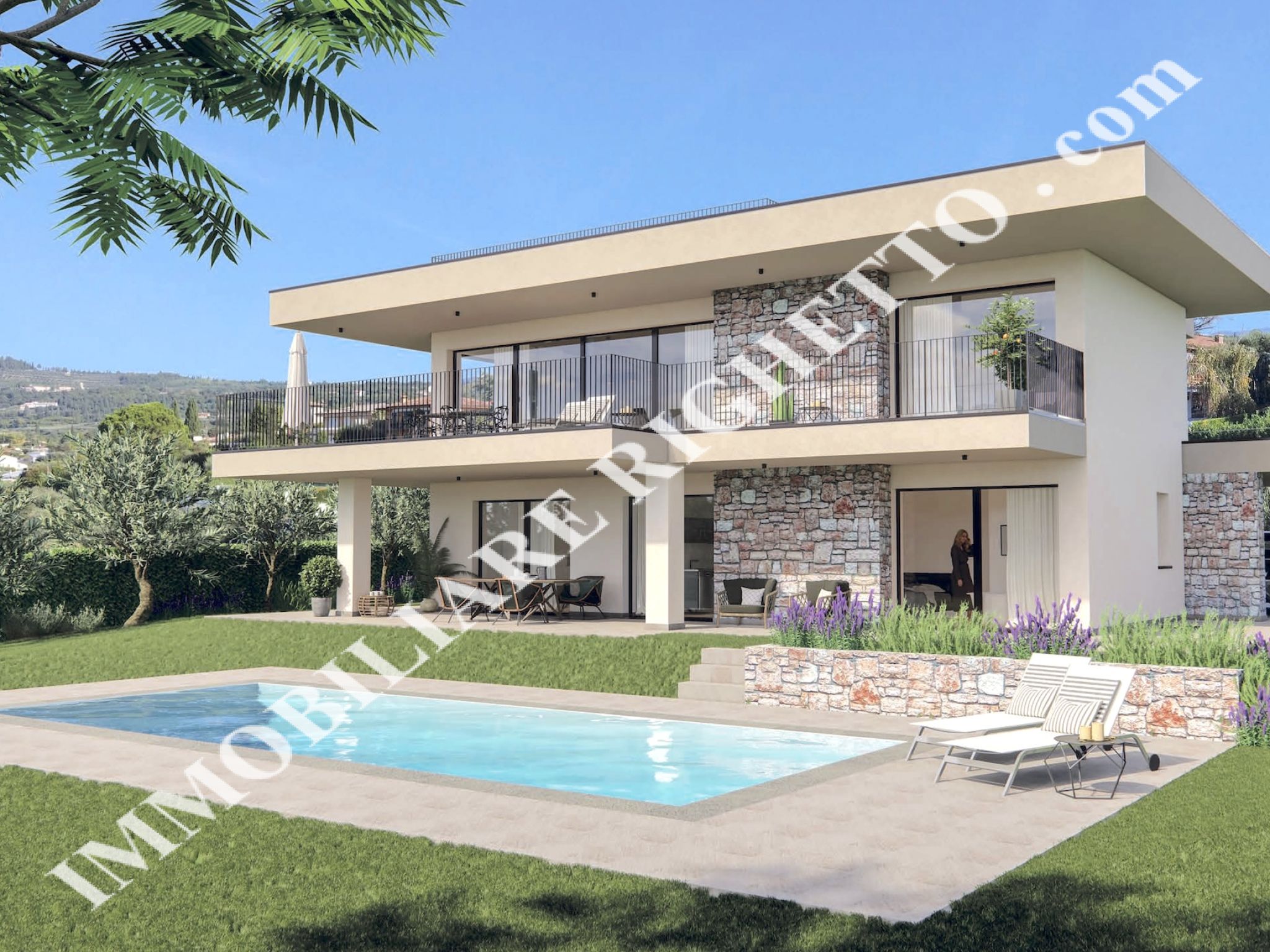 offerta immobile in vendita Splendide e moderne ville con piscine private e VISTA LAGO.