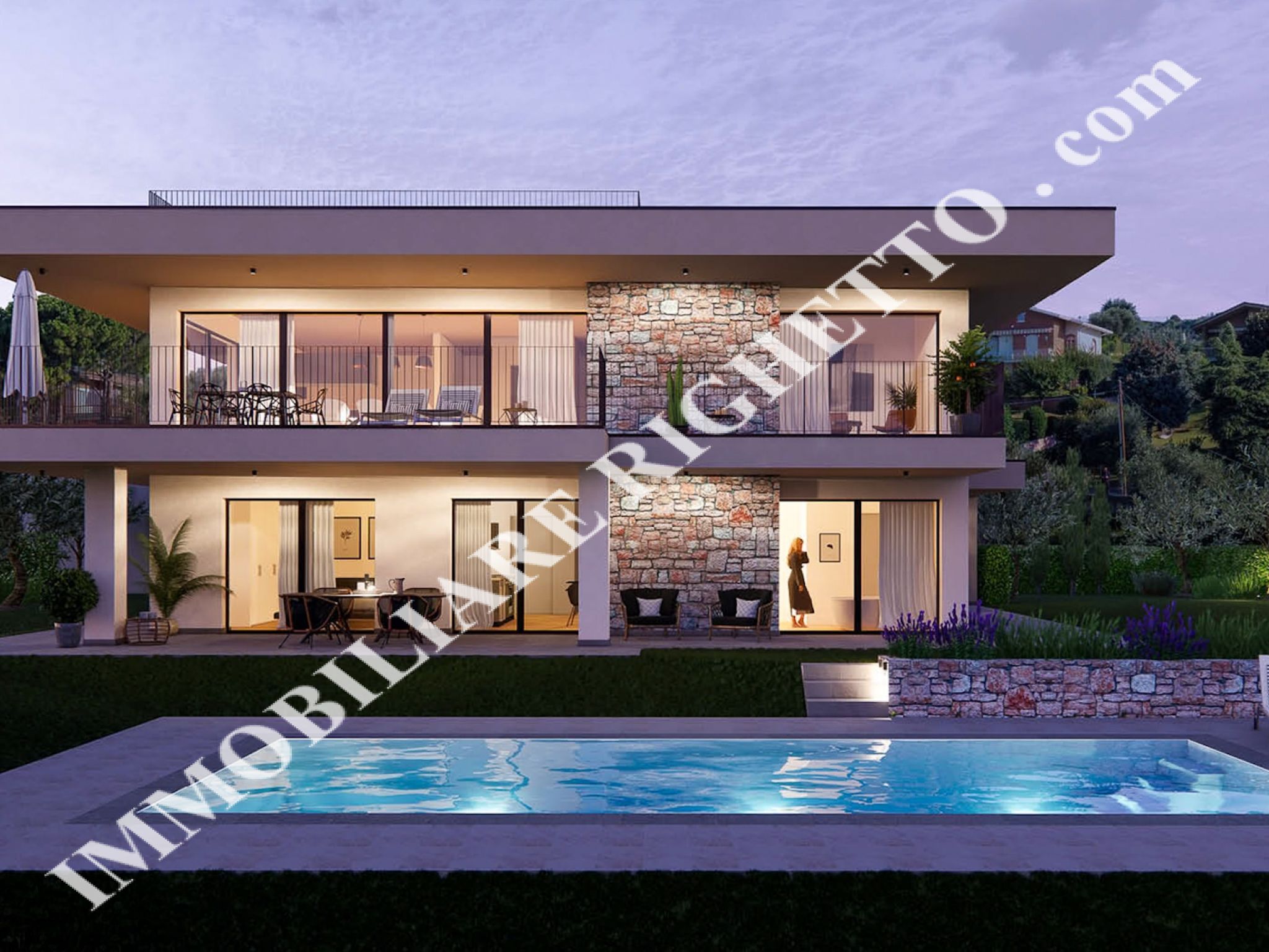 offerta immobile in vendita Splendide e moderne ville con piscine private e VISTA LAGO.